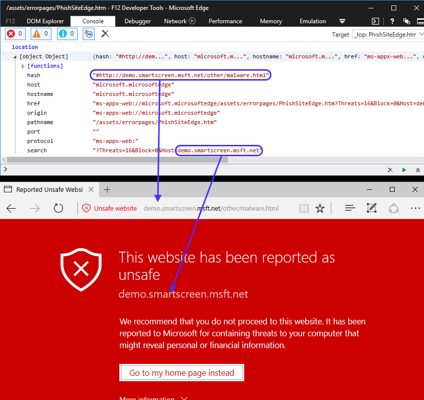 DevTools Real URL